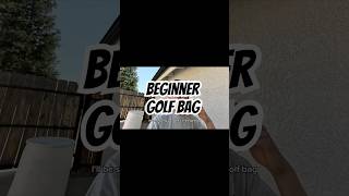 Beginner golf bag