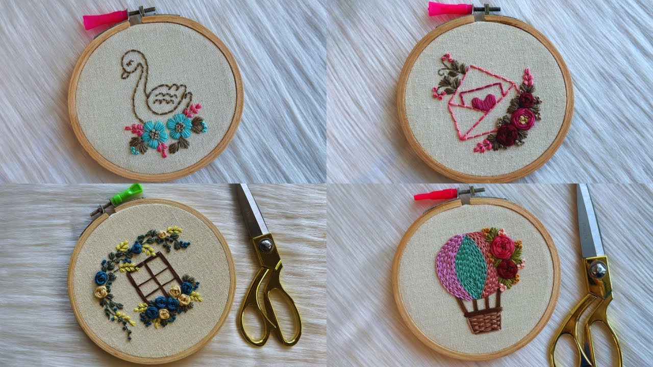 Very Easy Embroidery Designs Compilation ️ Hand Embroidery Designs for ...