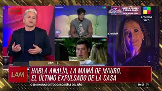 La palabra de Analía, la mamá de Mauro, el último expulsado de GH