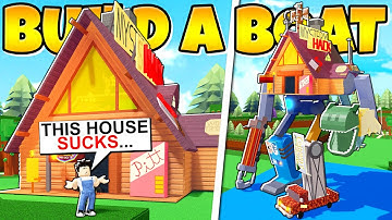 THIS HOUSE TRANSFORMS INTO A MECH! *INSANE* Build a Boat