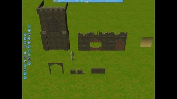 RollerCoaster Tycoon 3 Custom Scenery Spooky Theme DOWNLOAD / RCT3 Custom Content Spearz-it Video