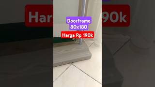 Door frame banner standing besi #pasangbanner #doorframe ABS #carainstall LGate display #tutorials