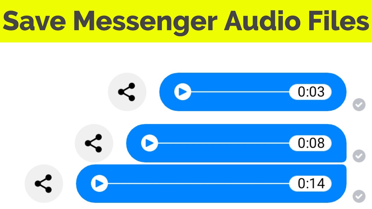 Download How to Save/Download Audio File From Facebook Messenger on Android & Ios