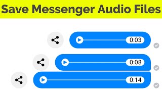 How to Save/Download Audio File From Facebook Messenger on Android & Ios screenshot 4