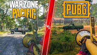 Warzone Pacific vs PUBG SANHOK - Direct Comparison! Attention to Detail & Graphics! PC ULTRA 4K