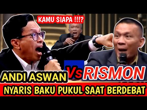 Saling tuding dan Hampir saja adu fisik ⁉️ Rismon bersitegang dengan Andi Aswan
