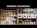 ORGANIZAÇÃO DA DESPENSA : Antes de Depois | Dica de Organização