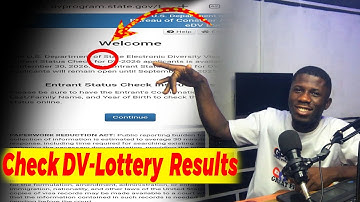 how to check DV lottery result 2025 : Step-by-Step Guide . #DV2025 #DVLotteryResults #CheckDVResults