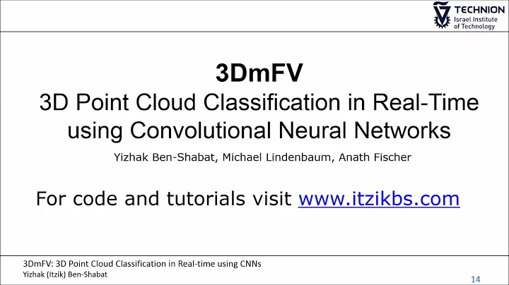 3DmFV: 3D Point Cloud Classification in Real-Time using Convolutional Neural Networks