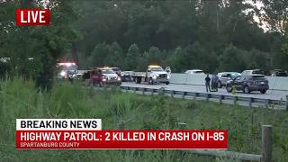 SCHP: Two killed in crash on I-85 South near Duncan
