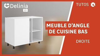Tuto - Comment Monter Un Caisson Dangle De Cuisine Bas Delinia Id Ouverture À Droite ?