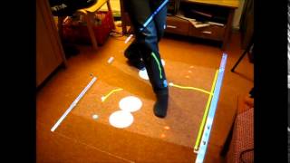 UIST Game with Foot Touchscreen on Kinect