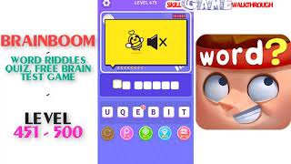 BrainBoom Level 451 - 500 Walkthrough | SkillGameWalkthrough