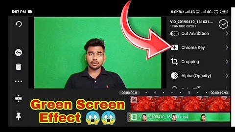 Green Screen Chroma Key Tutorial in 2 Minutes - Perfect Green Screen Effect in Kinemaster - Hindi