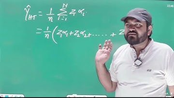 The Horvitz-Thompson Estimator Explained (PPSWOR) | Sampling Techniques by Dr. Danish Ali Sir