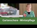 Gartenschere gründlich reinigen &amp; desinfizieren