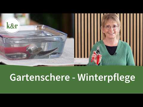 Vidéo : Gartenschere gründlich reinigen &amp; desinfizieren
