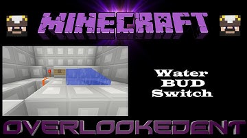 Water BUD Switch - Minecraft Xbox/Playstation - [Tutorial]