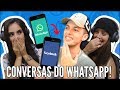 JOVENS REAGEM A CONVERSAS DO WHATSAPP E FACEBOOK - MARCOS COELHO