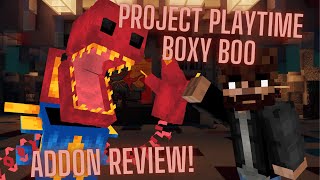 Wait what about BOXY BOO? | Addon/Mod Review (Bedrock)