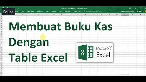Buku Kas Dengan Table Excel  Part 1