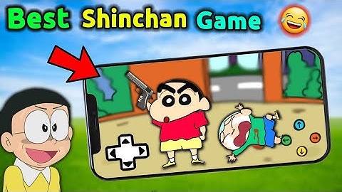 Playing Shinchan Game 😱 || 😂 Funny Game