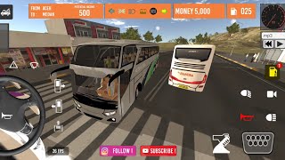 IDBS Simulator Bus Sumatera | Try to Overtake in High Traffic | Android Mobile Gameplay | Simulator screenshot 2