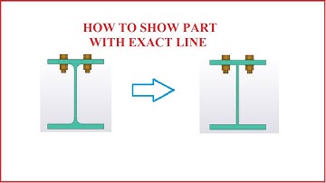 Tekla Show part with Exact Lines-1 | shop drawing : tuananhlecnn@gmail.com