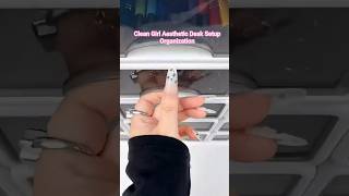 2026 White Aesthetic Desk Reset ☁️ Desk Organization + Self Defense Keychain ASMR Unboxing 💗