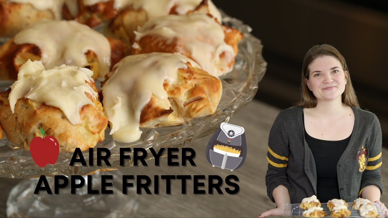 Super EASY Air Fryer Apple Fritters