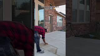 How to Upgrade a Concrete Patio Without Demolition | Carvestone #backyard #patiodesign