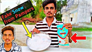 Creating Fake Snow at Home: Aditya's Experiment