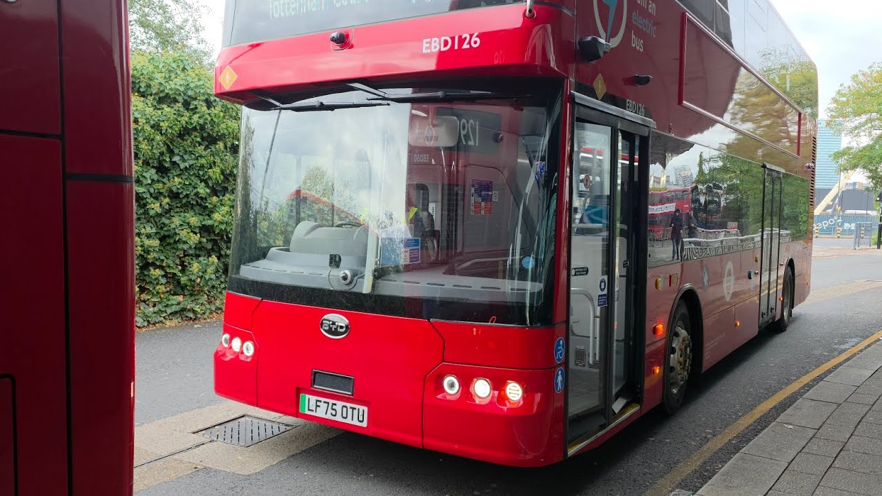 Brand New & First Time: Go Ahead London BYD BD11 EBD126 LF75 OTU Route 188