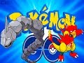 PGO: Pokemón Go Brasil - Capturei um Onix e um Magma, só pokemon raro e olha no que deu.