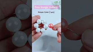 Bros bunga mutiara #fyp #brosmutiara #tutorialbros #beadsjewellery #diy #handmade