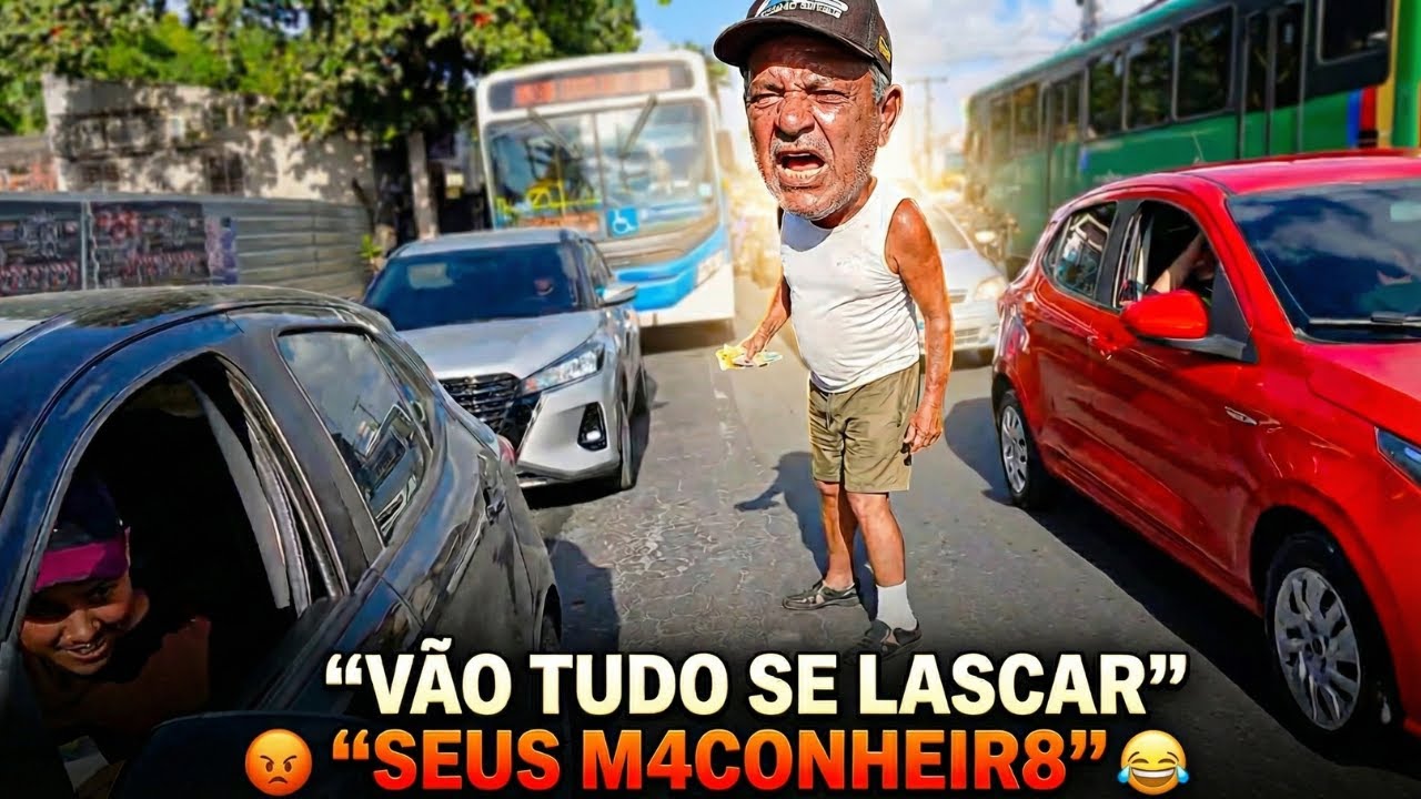 REI DO DANONE ENTREGA PANFLETOS PEGANDO AR EM TROCA DO SEU TRATAMENTO NA PERNA  🙏🏽