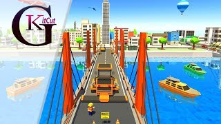 Bridge Constructor River Road: Unique Road Builder Gameplay Android OneTen Games screenshot 1