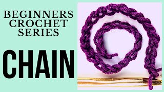 How to Crochet Chain Stitch - CH st