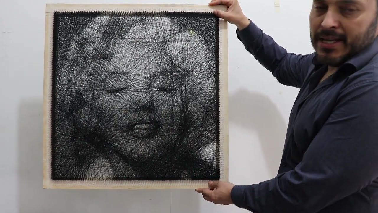 Tutorial hilograma realista sin aplicacion (stringart)