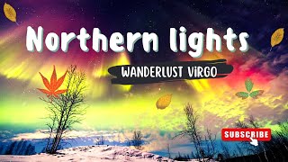 The Beautiful Dancing Lights 💚 The Northern lights (Aurora Borealis) #northernlights #fypシ #fypシ