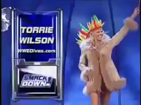 (720pHD): WWE SmackDown! 11.28.02: Torrie Wilson vs  Dawn Marie (Pilgrim Fashion Show)