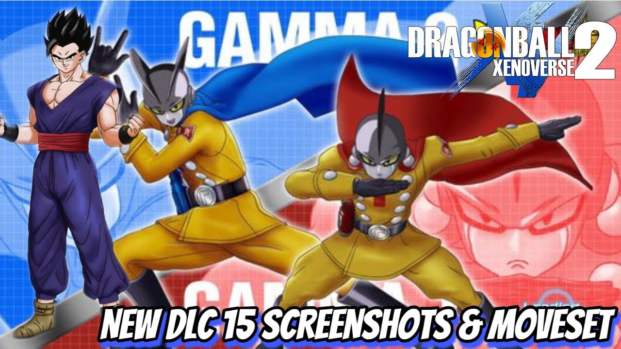 Dragon Ball Xenoverse 2 Gamma 1 And Gohan Dbs Super Hero New Dlc Screenshots And Moveset 