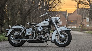 1977 Harley Davidson FLH Shovelhead Misty Morning Kickstart