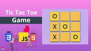 Tic Tac Toe Game Using Html Css & Javascript