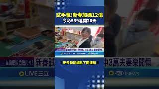 試手氣!新春加碼12億 大樂透.今彩539連開20天｜三立新聞網 SETN.com