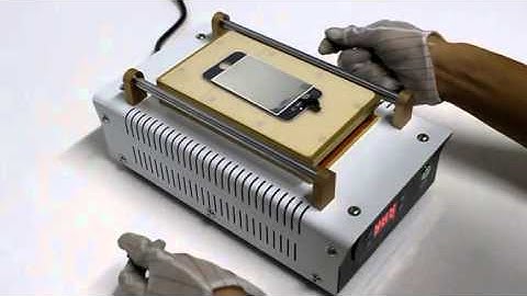 How to use vacuum LCD Separator Machine for cracked mobile phone LCD Touch Screen Refurbishing