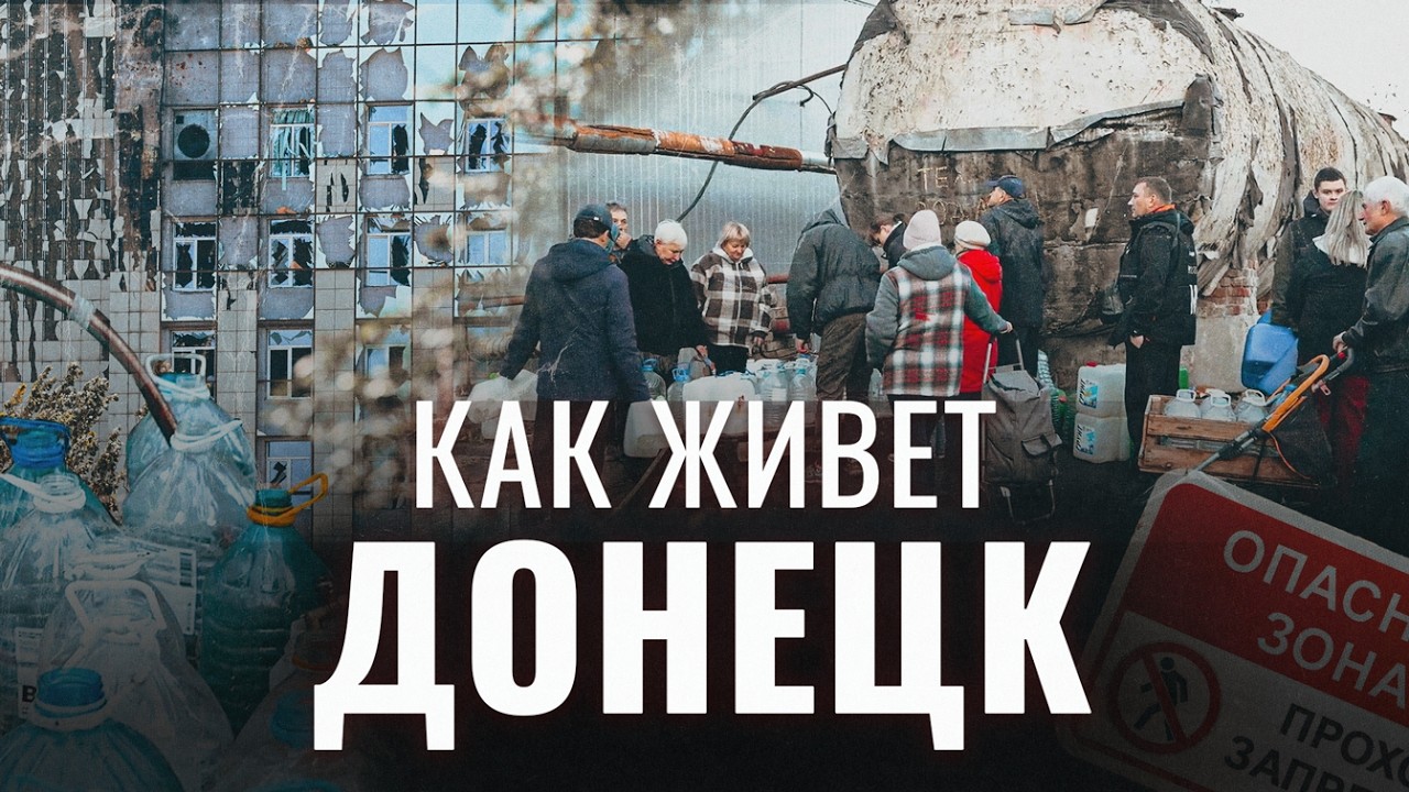 Почему в Донецке нет воды? Обстрелы, жертвы и разрушения. Пенсии, зарплаты и стоимость квартир