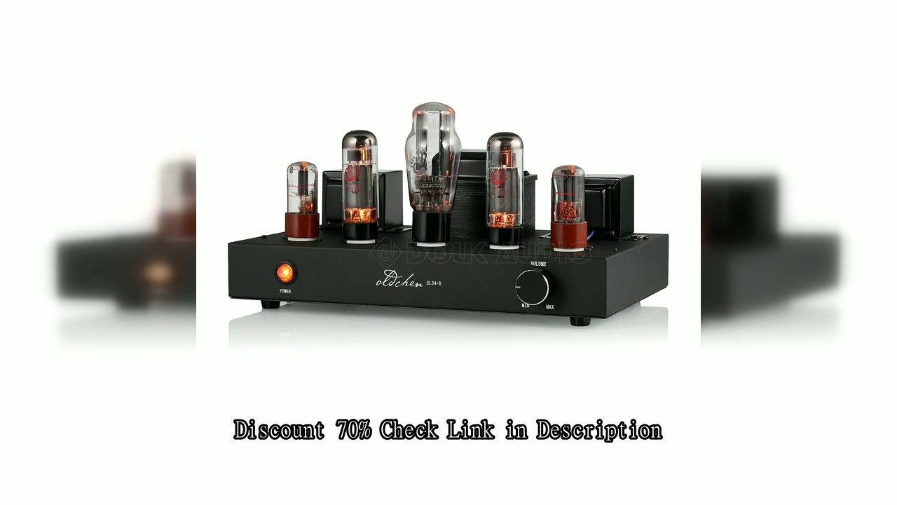 HiFi EL34 Valve Tube Power Amplifier Single-ended Class A Home Stereo Audio Amp