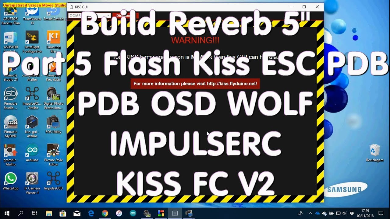 Build the Reverb 5" Drone - Part 5 - Flash KISS ESC PDB-OSD