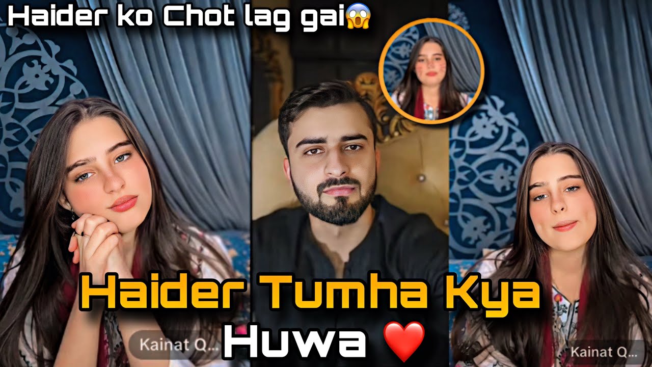 Kainat ko Haider Ki Fiqar Ho Rahi ha 😍 Haider Shah and Kainat Live Romantic ❤️Moments and live Match